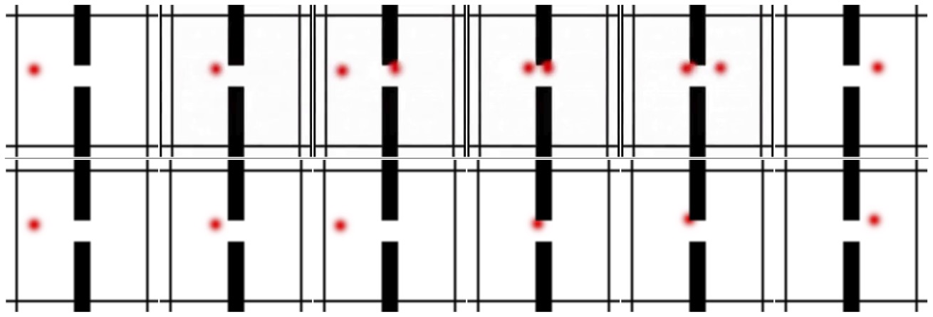 Spatial Bilocation (Success)